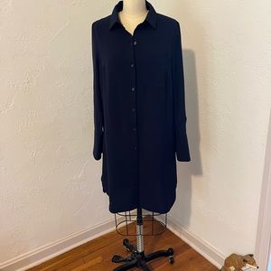 DKNY Navy Shirt Dress